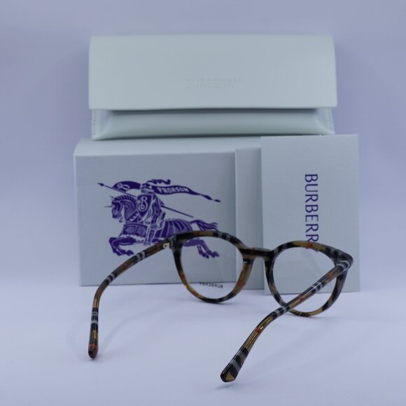 Burberry BE2429 4163 Cat Eye Eyeglasses 50mm – Check Sand - Picture 11 of 11